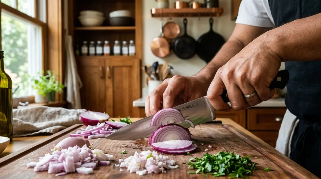 Knife Skills 101: How to Hold a Chef's Knife